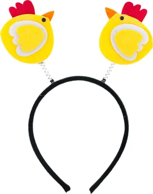 Produktbild von Ostern Haar Stirnband Hühner Hühner Filz Gelb