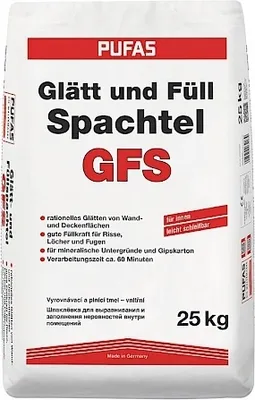 Produktbild von Pufas Glätt- und Füllspachtel 25kg 3203000