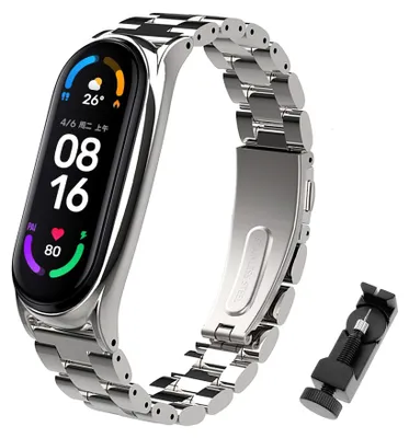 Produktbild von Xiaomi Mi Band 6 Gliederarmband aus Metall