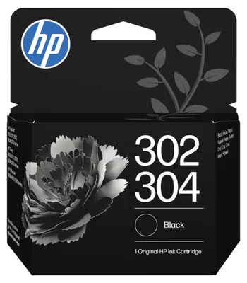 Produktbild von HP 302/304 Original Druckerpatrone Schwarz, Standardertrag, Schwarz, 1 Stück(e), 120 Seiten, Einzelpackung