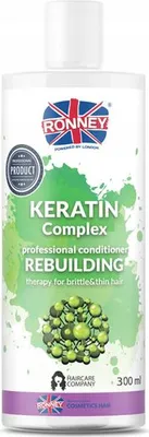 Obrázok produktu pre RONNEY Keratin Complex regeneračný kondicionér pre suché a lámavé vlasy, 300 ml
