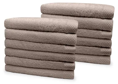 Productafbeelding van Badstof Handdoek Set van 12 Katoen 50x100cm