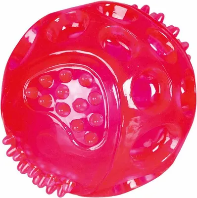 Zdjęcie produktu dla Piłka do gry w ciemno, TPR ø 7,5 cm limonka