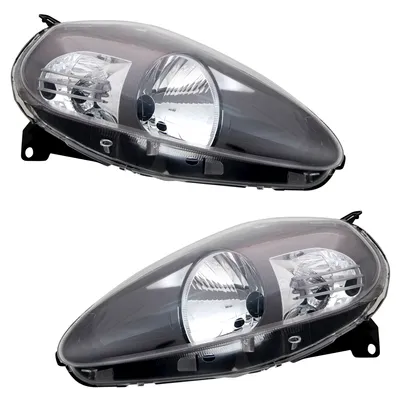 Produktbild von TYC Scheinwerfer Set für Fiat Grande Punto 199 bis 2008 SPORT Anthrazit LWR Halo