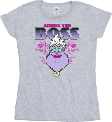 Produktbild von Disney - "The Little Mermaid Mum Is The Boss" T-Shirt für Damen BI44539 (XL) (Grau)