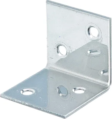 Immagine prodotto di Alberts 851859 Staffa grandangolare, acciaio inox, 40 x 40 x 40 mm, set da 10
