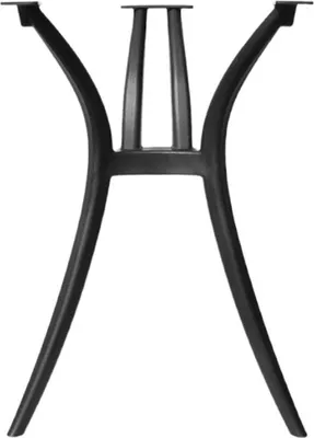 Image de Pied de table en POLYPROPYLENE Noir pour Exterieur