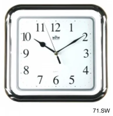 Produktbild von MPM-Quality Wanduhr Kalkata 308 mm Kunststoff Silber