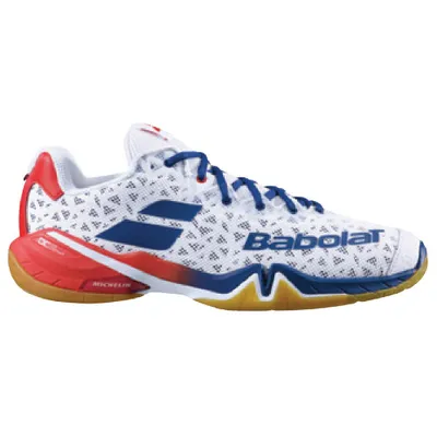 Image de Babolat Shadow Tour Blanc / Bleu Estate, taille 44 1/2