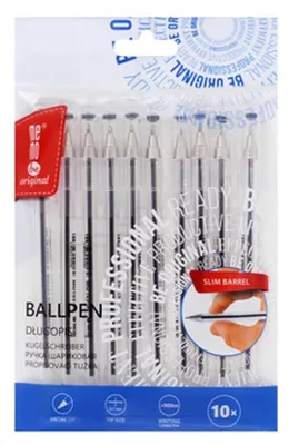 Obrázek produktu pro MemoBe Długopis w etui, czarny, 10 sztuk
