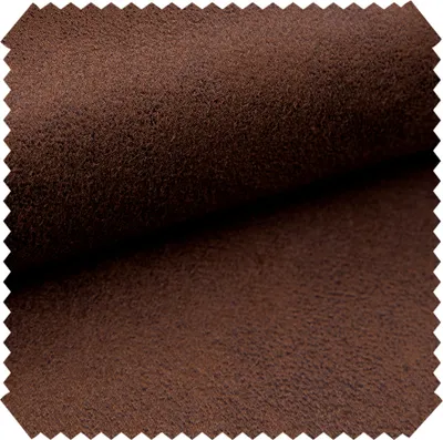 Produktbild von novely® MALOU Samtweicher Velours Polsterstoff - Möbelstoff in Antiker Vintage-Leder-Optik - Pflegeleichte Meterware 1lfm - Farbe: 04 Braun NOK