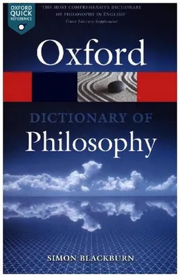 Produktbild von The Oxford Dictionary of Philosophy