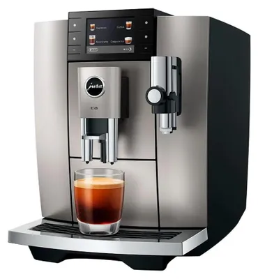 Obrázok produktu pre Plnoautomatický kávovar JURA Midnigh E8 MidnightSilver ED - Plnoautomatický kávovar