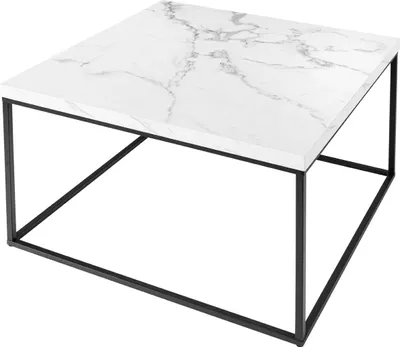 Obrázek produktu pro Konferenční stolek 45 cm, mramorový design, moderní stolek do obývacího pokoje – KOUPIT NYNÍ
