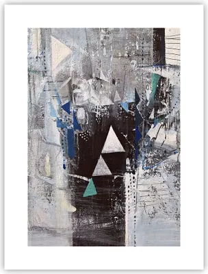 Produktbild von Poster - Poster ohne Rahmen - Abstraktion modern - 30x40 cm - Wand Bild - Wanddeko - Wandbilder - Kunstposter - Wandposter - Bilder - Kunstdruck - Wanddekoration - Wandbild - P2XPA30x40-4006