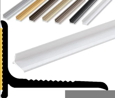 Produktbild von (11,99EUR/m) Wand Anschluss / Abschluss Profil | 22 x 15 x 1000 mm | weiß Pulverbeschichtet | Innenwinkel Treppenbelag | Bodentiefe Fenster oder Balkon Abschluss | Dehnungsprofil | Wandabschlussprofil | Wandabschlussleiste