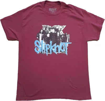 Obrázek produktu pro Slipknot - Tričko s logem pro muže/dámy Uni RO4588 (M) (Vínově červená)