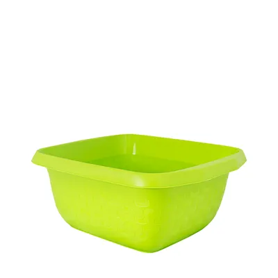 Produktbild von Wäschewanne Wäschekorb Plastikwanne Kunststoff Wäsche Wäscheschüssel Grün 8 l