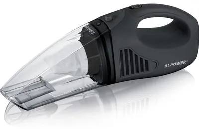 Produktbild von Kabelloser Handstaubsauger SEVERIN HV7963, 7,4 V, 18 Minuten Akkulaufzeit, 200 ml Fassungsvermögen, Schwarz, mit Zigarettenanzünder-Ladefunktion