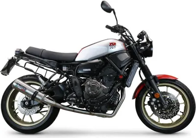 Produktbild von Komplette GPR-Seitenauspuffanlage M3 Edelstahl Katalysator genehmigt für Yamaha XSR 700