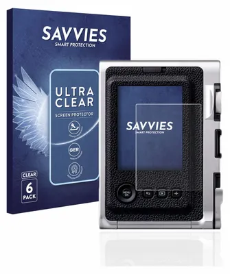 Produktbild von 6x Für Fujifilm Instax Mini Evo Schutzfolie Savvies Displayschutz Display Schutz Folie Klar Transparent