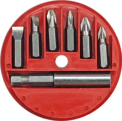 Produktbild von Magnetischer Bithalter mit 7 Schrauberbits
