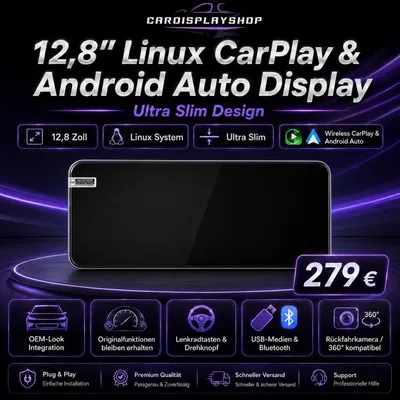 Produktbild von 12,8" Linux Display Mercedes G-Klasse W463 NTG 5 2016–2018 CarPlay & Android Auto