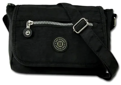 Productafbeelding van Bag Street nylon schoudertas, zwart, dames, model D3OTJ201S