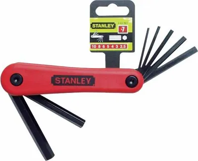 Immagine prodotto di Stanley Tools - Set di 7 chiavi esagonali metriche (1,5-6 mm)