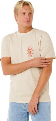 Produktbild von Rip Curl Search Icon Kurzarm-t-shirt Beige M Mann Beige M