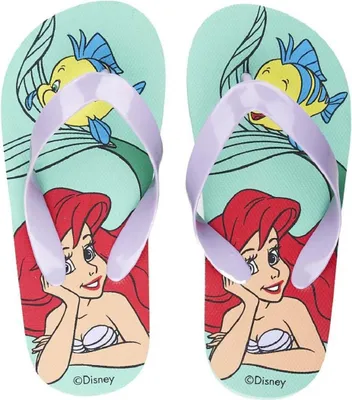 Produktbild von Disney Arielle Kinder Flip-Flops – Bequeme Zehentrenner für Sommer & Strand 28/29