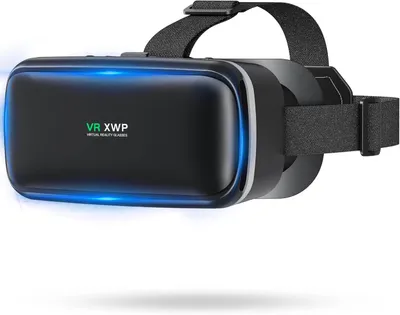 Produktbild von VR Brille, 3D Virtual Reality Brille, 4.7-6.8 Zoll, HD Anti-Blaulicht Linse, für Smartphone
