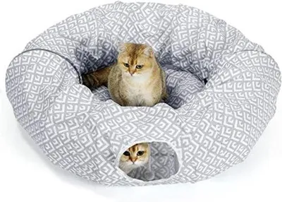 Produktbild von Famanu Kattentunnel - Multifunktionales Spiel- und Ruheversteck für Katzen