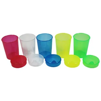 Produktbild von Schnabelbecher Set mit Deckel 8 X 4 mm 10 Teilig