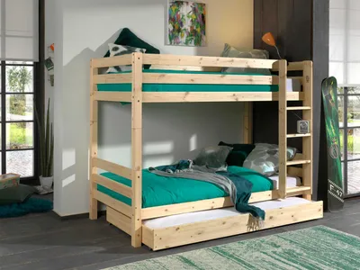 Image de Lit mezzanine Vipack Pino hauteur 160 cm incl. tiroir de lit