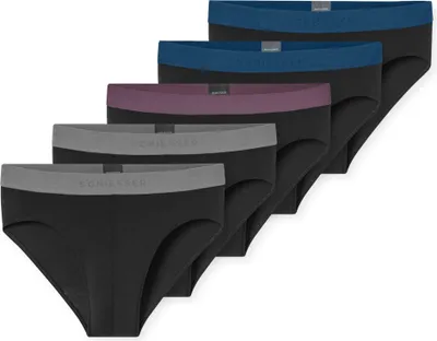 Immagine prodotto di Slip/pantalone Schiesser 5 pezzi 95/5 Cotone Rio, elastico sportivo in vita, confortevole apertura delle gambe, piacevolmente morbido e dimensionalmente stabile