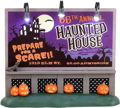 Produktbild von LEMAX - Haunted House Billboard