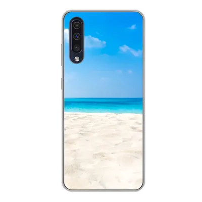 Produktbild von MuchoWow® Handyhülle Schutzhülle Hülle für Samsung Galaxy A50 Strand - Meer - Sand Silikon Softcase Handy Hülle - Mobiltelefonhülle