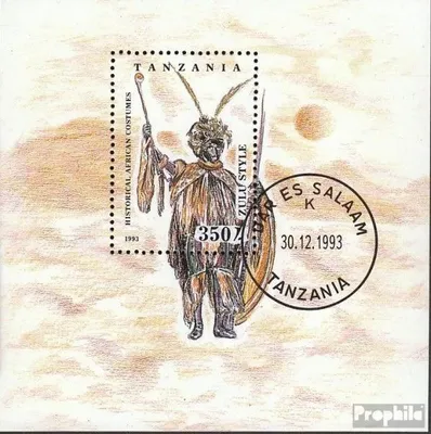 Produktbild von Briefmarken Tansania 1993 Mi Block236 (kompl.Ausg.) gestempelt Trachten