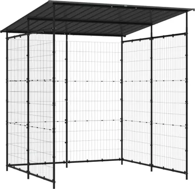 Produktbild von Fahrradschuppen 190x190x222 cm Stahl Schwarz