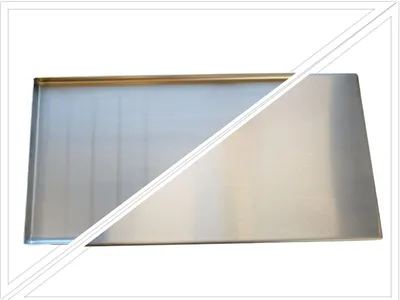 Produktbild von KOCH #76 Rostfreie Fettauffangwanne 61 x 38,5 x 1,8cm Tropfschale für Jamie Oliver Pro 3 massiver V2A Edelstahl 2mm - 4,1 Kg - rund formierte Ecken