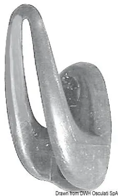 Obrázok produktu pre Nylonový háčik na kabát 55x24 mm , 1 kus
