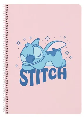 Produktbild von Safta Stitch 80 Sheets 21.5x31x1 Cm Notizbuch Rosa  Kinder Rosa One Size