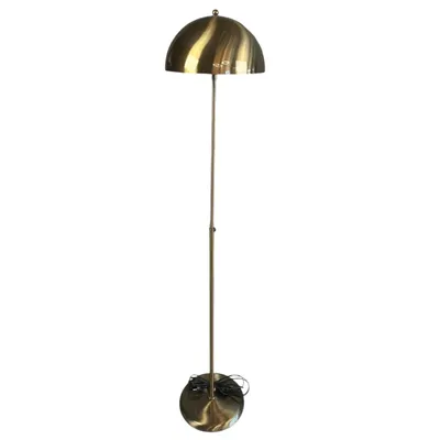 Produktbild von Moderne Metall-Stehlampe in Bronzefarbe mit E27-Fassung