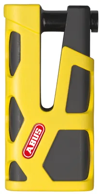 Immagine prodotto di ABUS Granit Sledg 77 - Serratura per moto con cilindro XPlus sicuro e cavo di richiamo - Livello di sicurezza ABUS 17 - Giallo (web yellow)