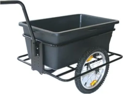Immagine prodotto di Roland Rimorchio per bicicletta Big Boy Fietskar met Zadelpenbevestiging 16 pollici Unisex Nero