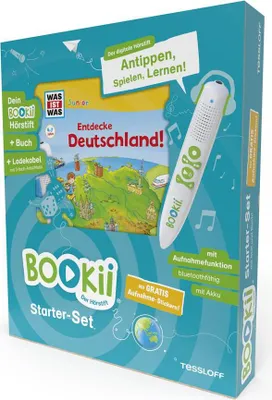 Produktbild von BOOKii® Starter-Set WAS IST WAS Junior Entdecke Deutschland!