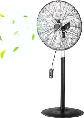 Obrázok produktu pre 670 mm podstavný ventilátor - 3 stupne rýchlosti - Nastaviteľná výška od 131 do 193 cm - Podstavný ventilátor