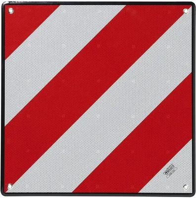Immagine prodotto di Segnale di avvertimento posteriore in alluminio 50x50 cm per Spagna V20