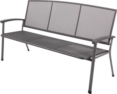 Produktbild von Gartenbank Bank 3 Sitzer aus Metall Grau